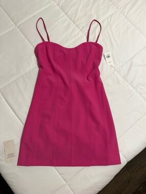 NWT Abercrombie & Fitch Corset Clasp-Back Mini Dress